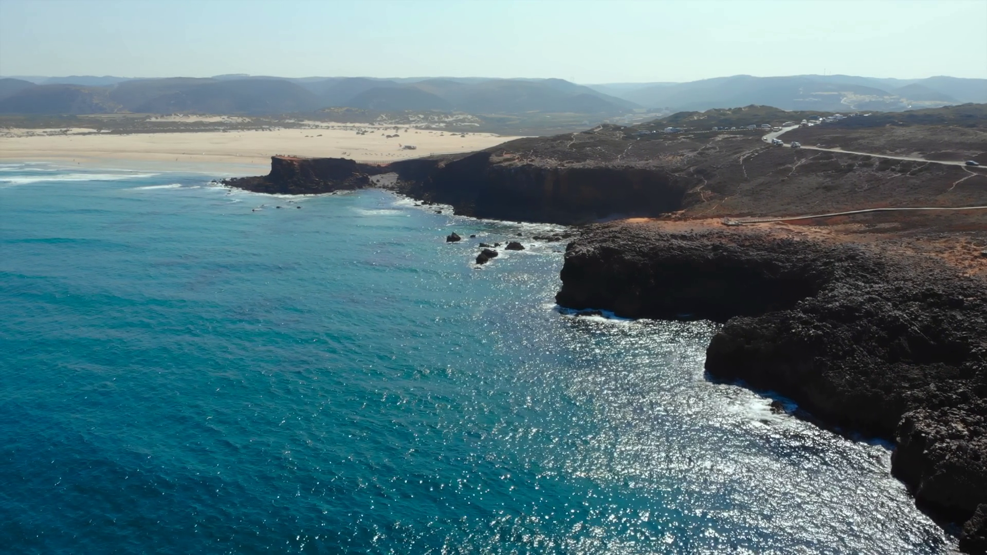 Seaside Cliffs With Vibrant Marine Life Stock Footage SBV-353208857 ...