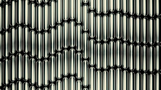 Luxury Packaging Background Featuring Glossy Tubes And Interconnected Nodes In Elegant Repeating Arrangement