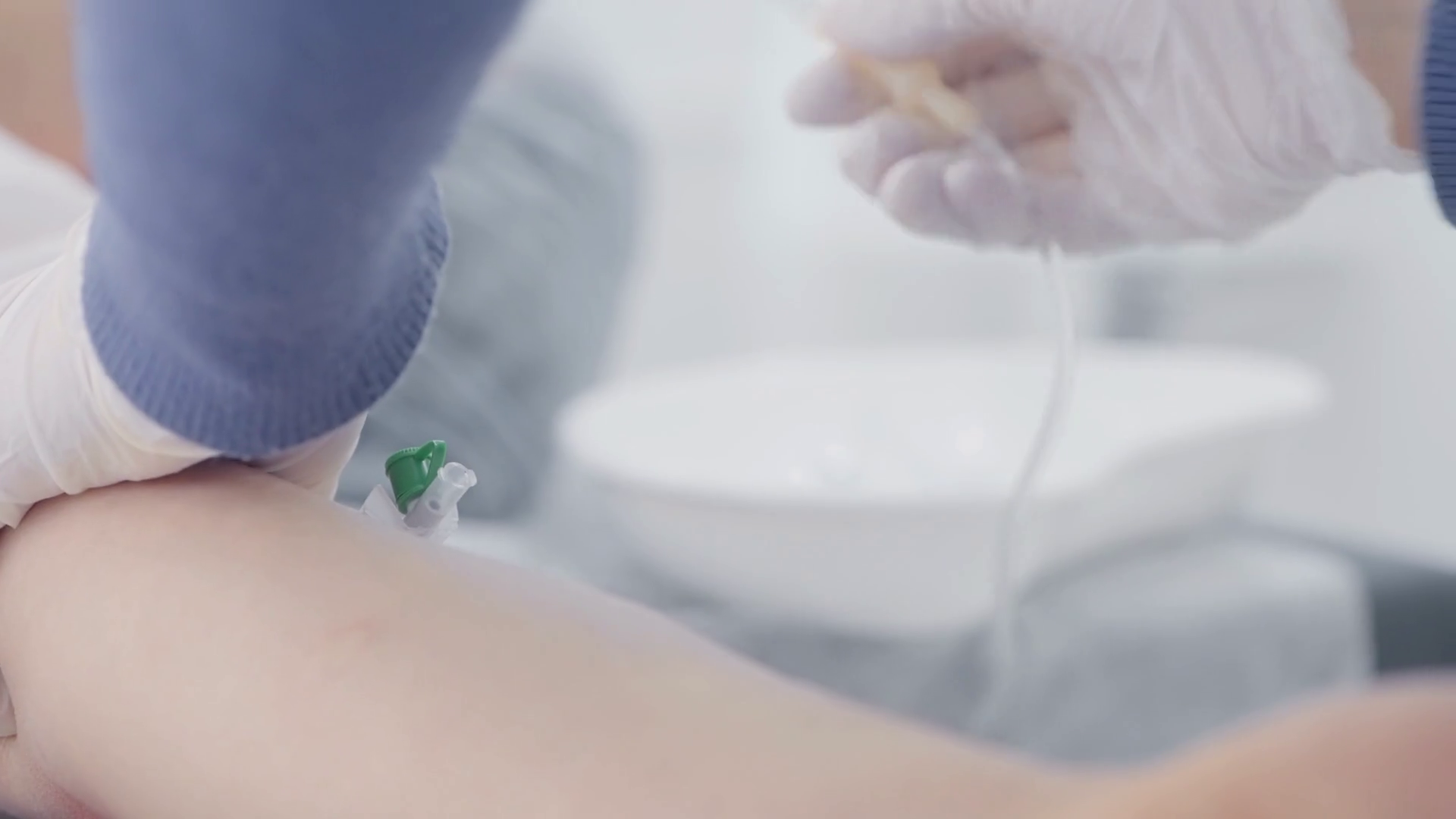 Close-up Of Nurse Giving Injection To Stock Footage SBV-348443343 ...