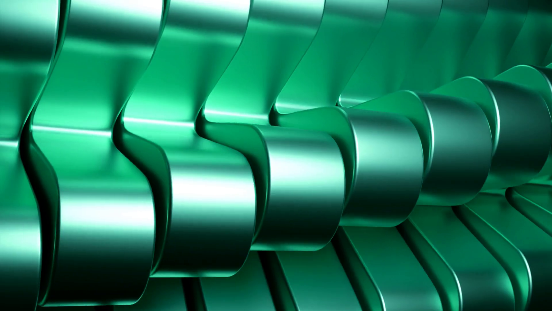 Green Rotating Parts Of Metallic Spiral Stock Motion Graphics SBV