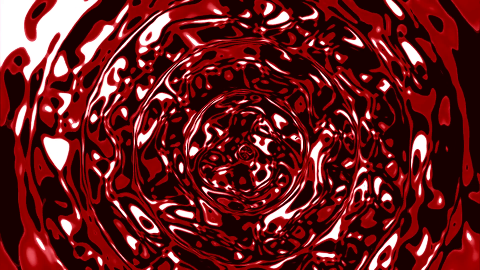 Red Liquid Splashing In Circular Ripples Stock Motion Graphics SBV ...
