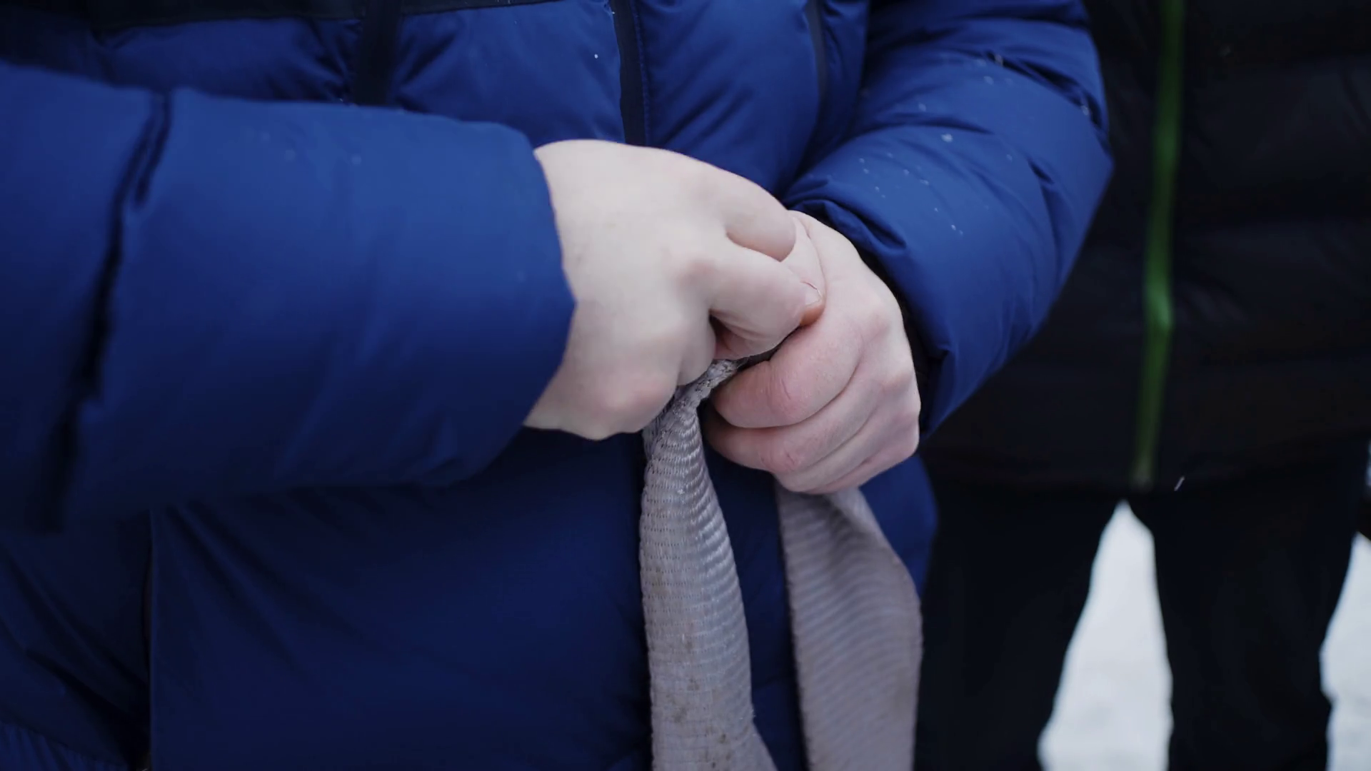 Man Untying Rope Clip Close-up Of Man Stock Footage SBV-348499938 ...