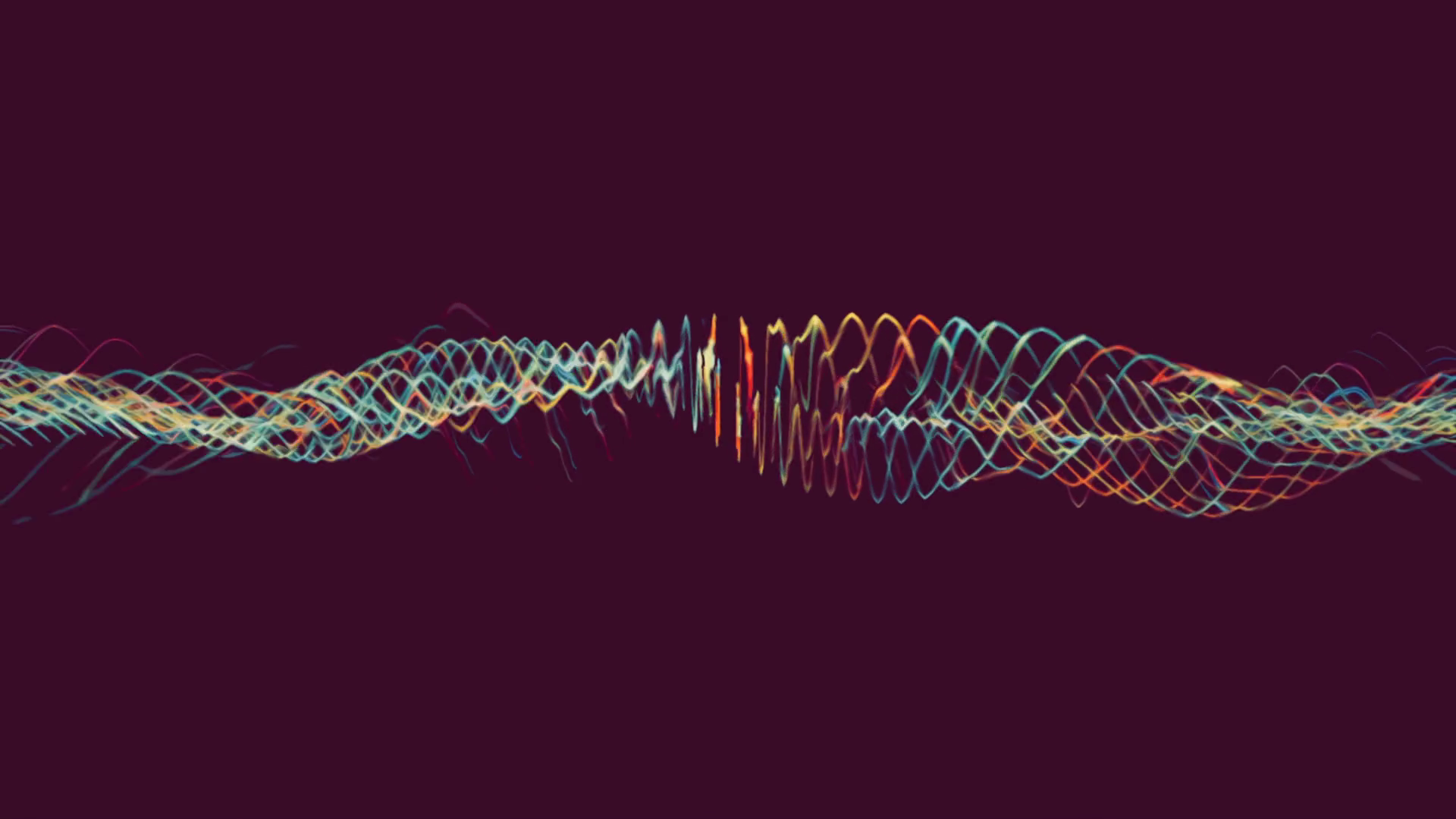 Abstract Music Waves Oscillation Animation Stock Motion Graphics SBV ...