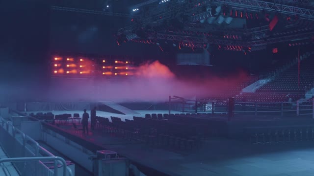 Huge Stage With Lighting Stock Footage: Royalty-Free Video Clips ...