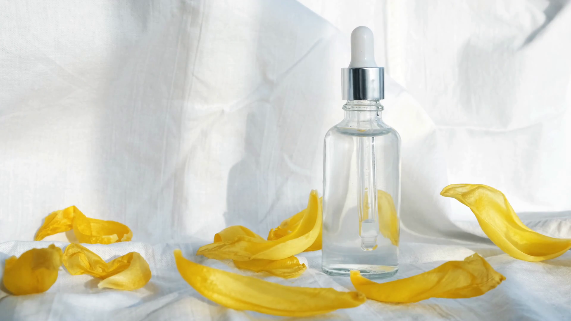 A Serum Dropper On White Textile Background Stock Footage SBV-348529544 ...