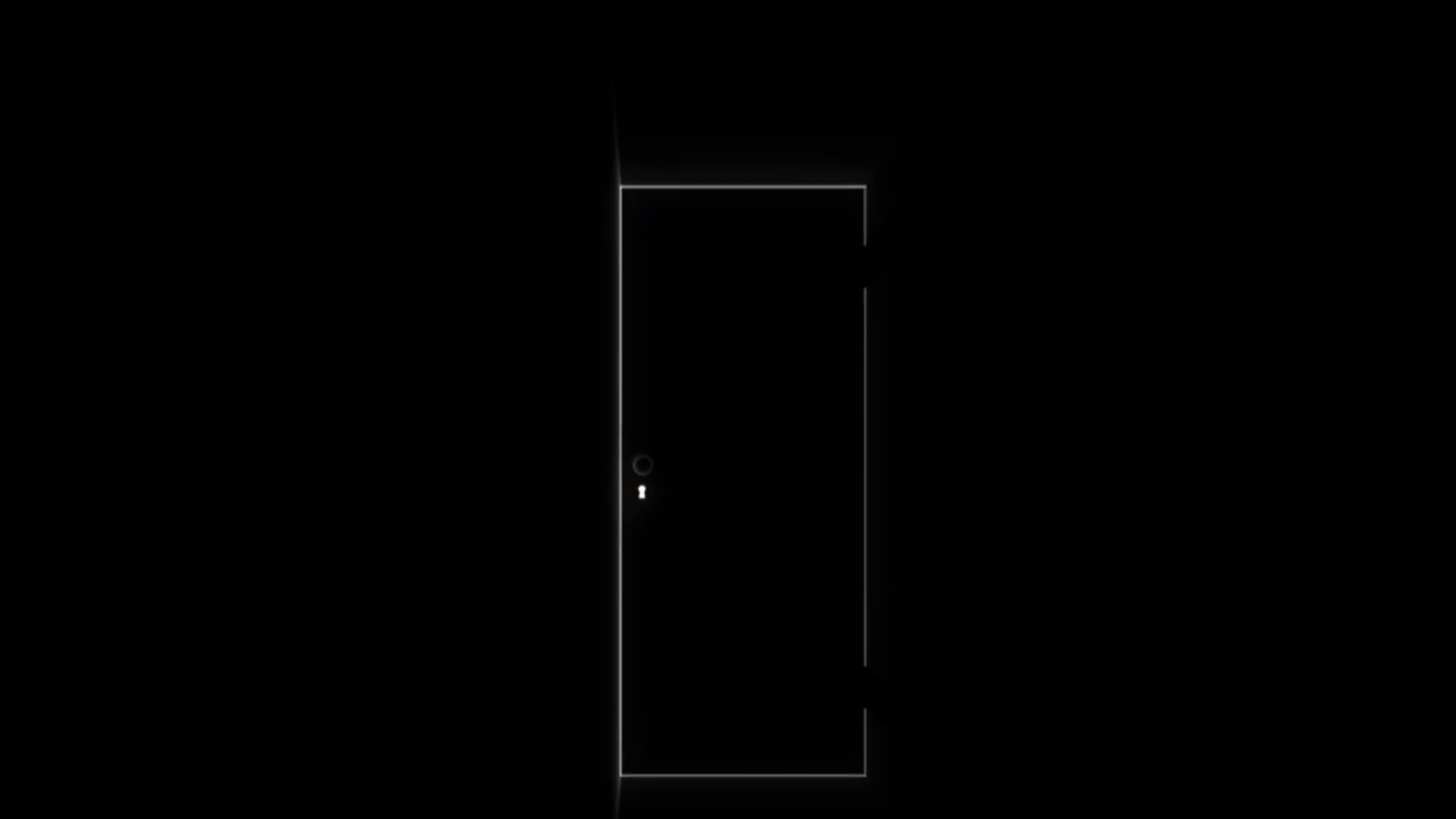 Abstract Animation Of Door In Dark Room Stock Footage SBV-348534274 ...