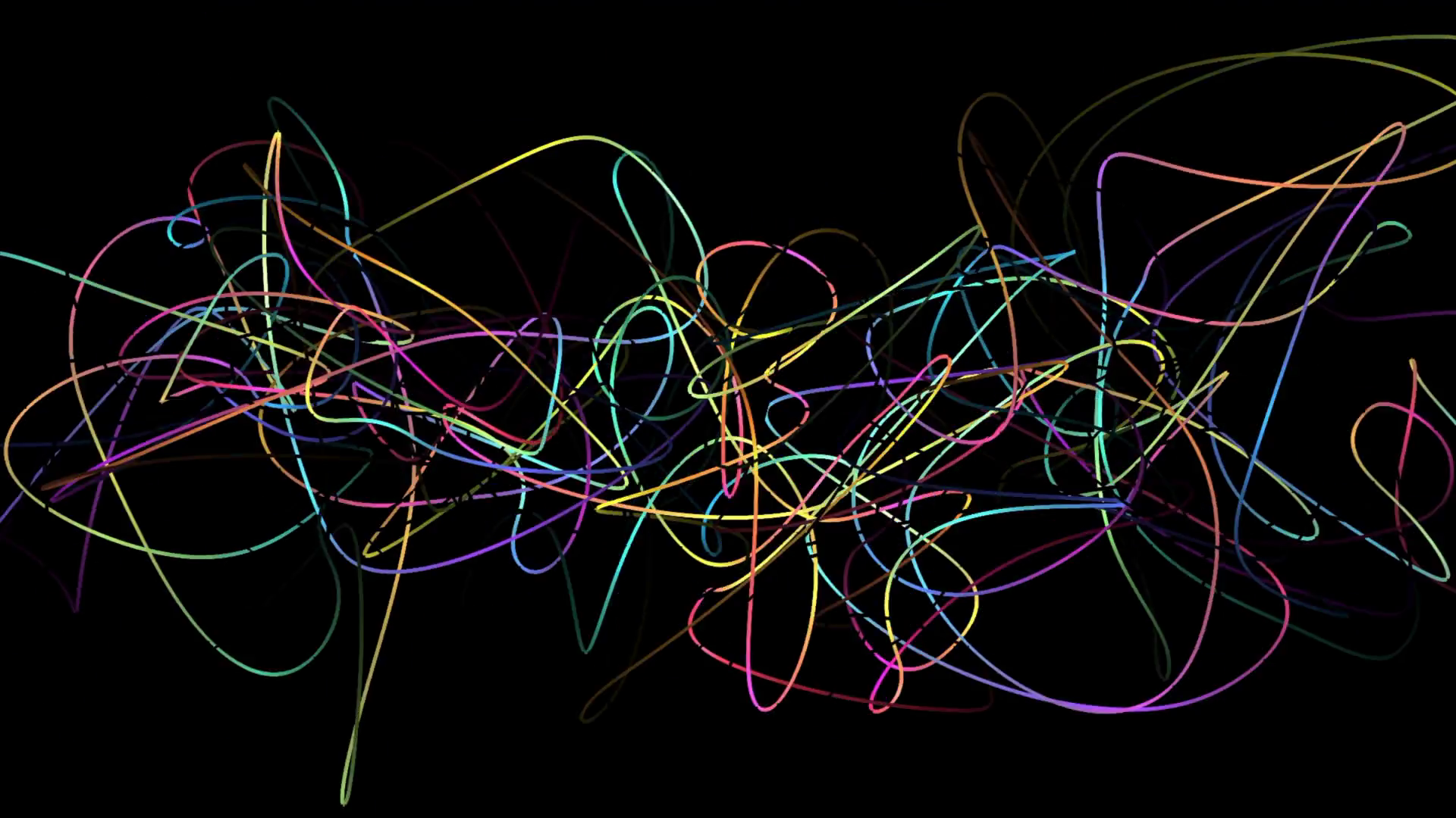 Fluctuations Of Colored Tangled Line Motion Stock Motion Graphics SBV ...