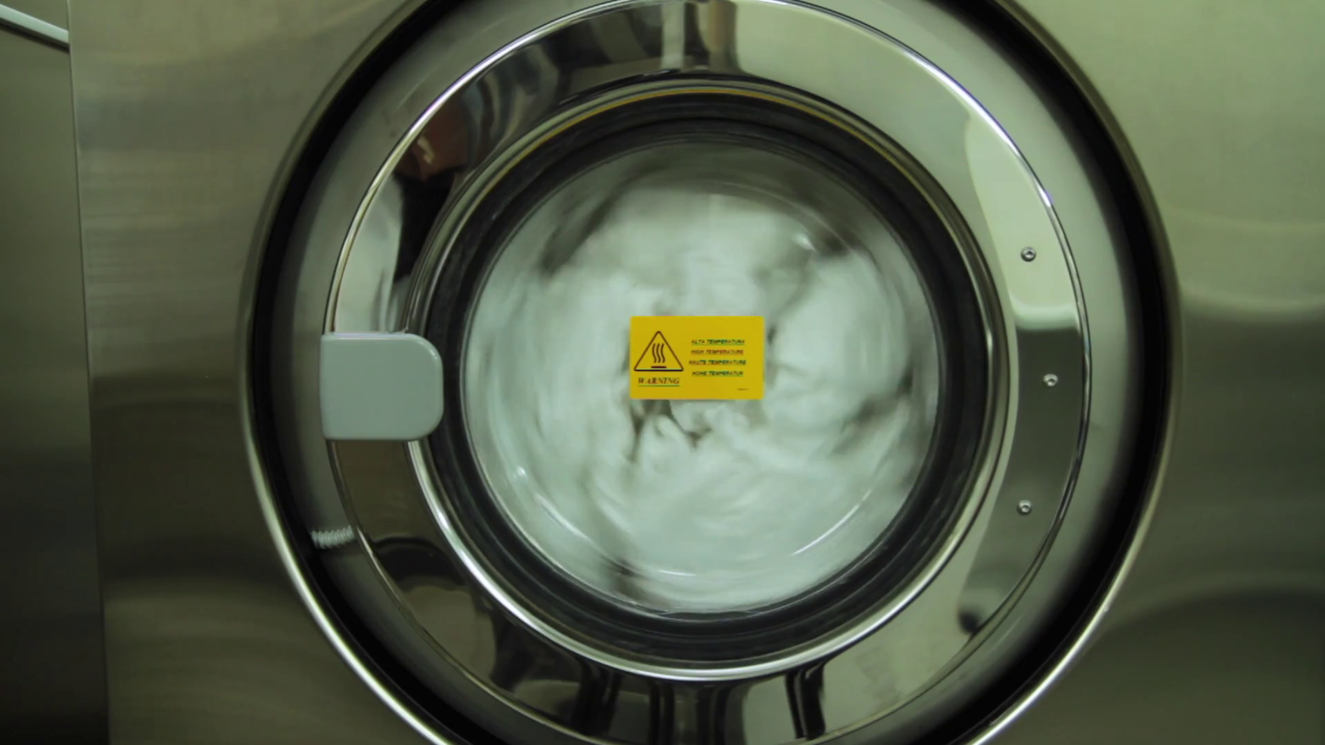 Washing Machine Turning Closeup Scene Stock Footage SBV348576561