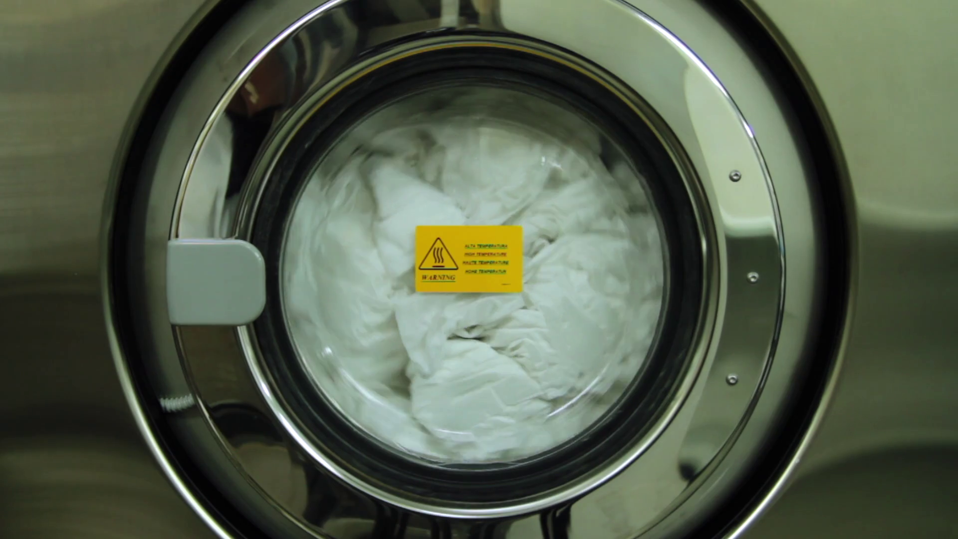 Washing Machine Turning Closeup Scene Stock Footage SBV348577010