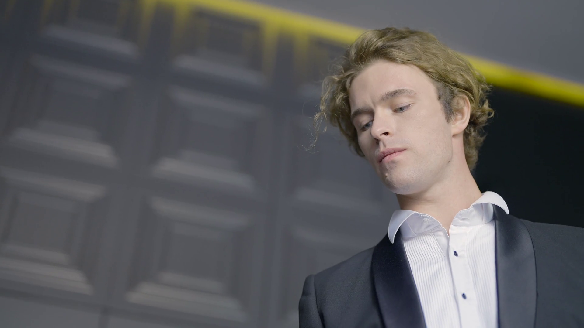 Groom Throws Wedding Rings Action Attractive Stock Footage SBV