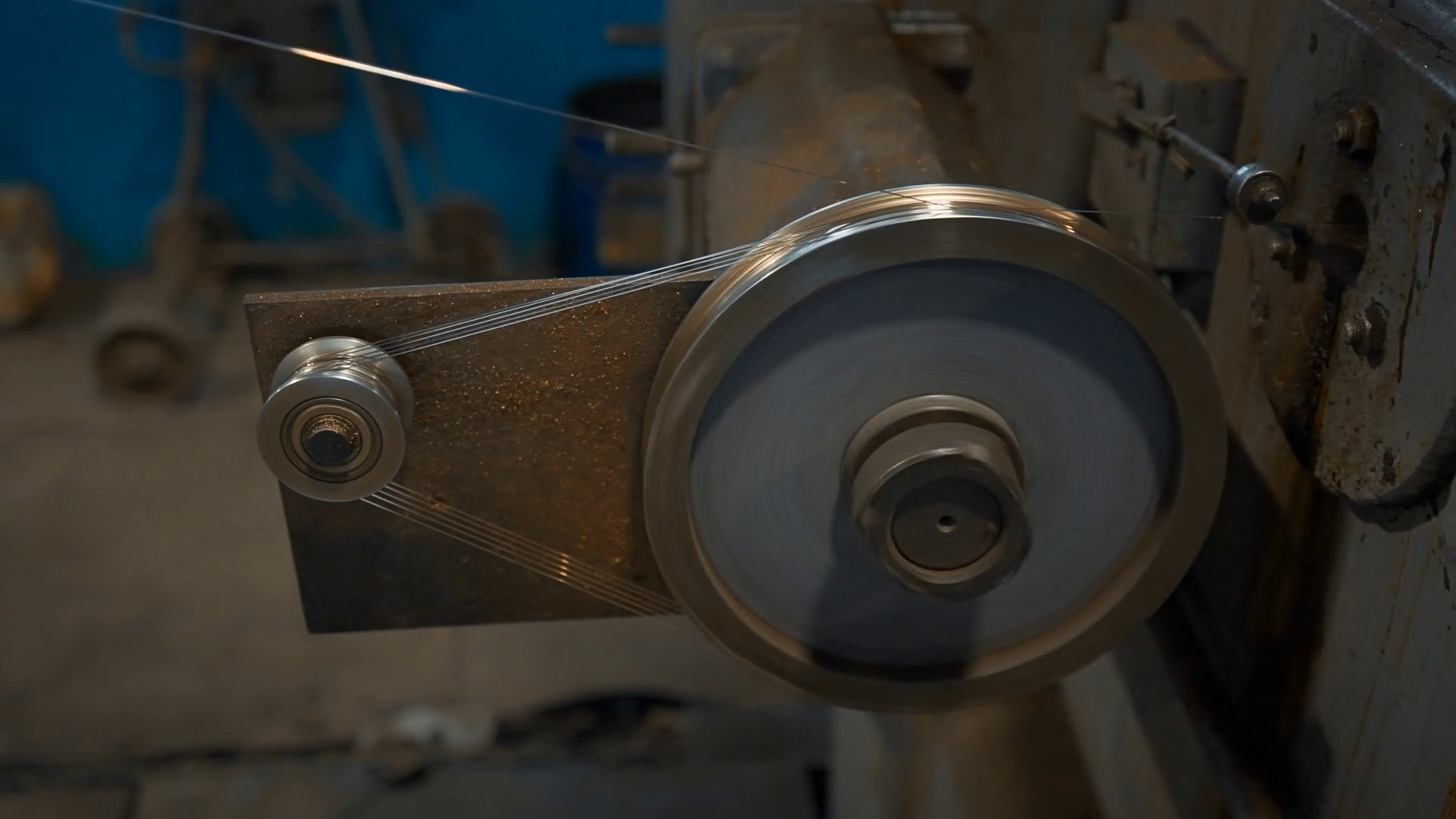 Industrial Rotating Machine With Wire Stock Footage SBV-348678900 ...