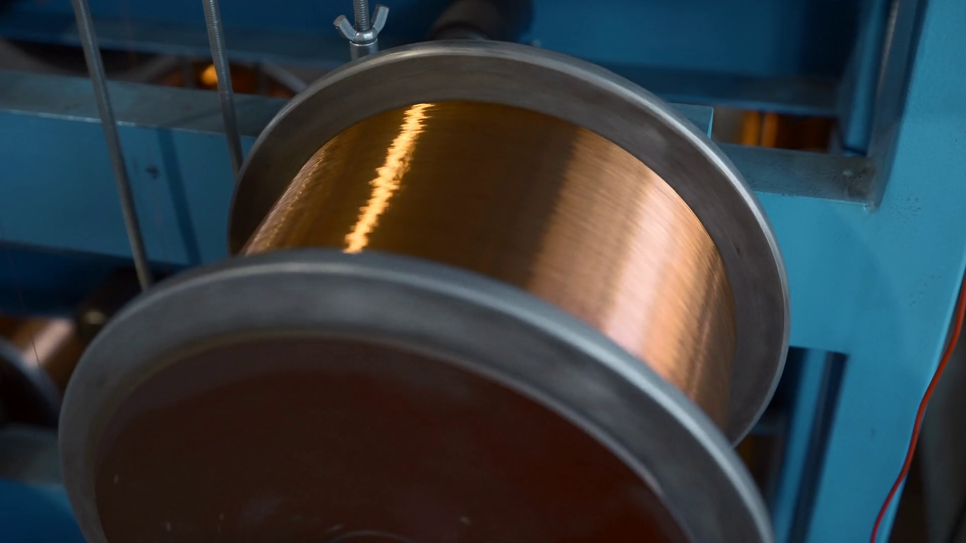Close Up Of Copper Wires Wound On Huge Coil Stock Footage SBV348697515 Storyblocks