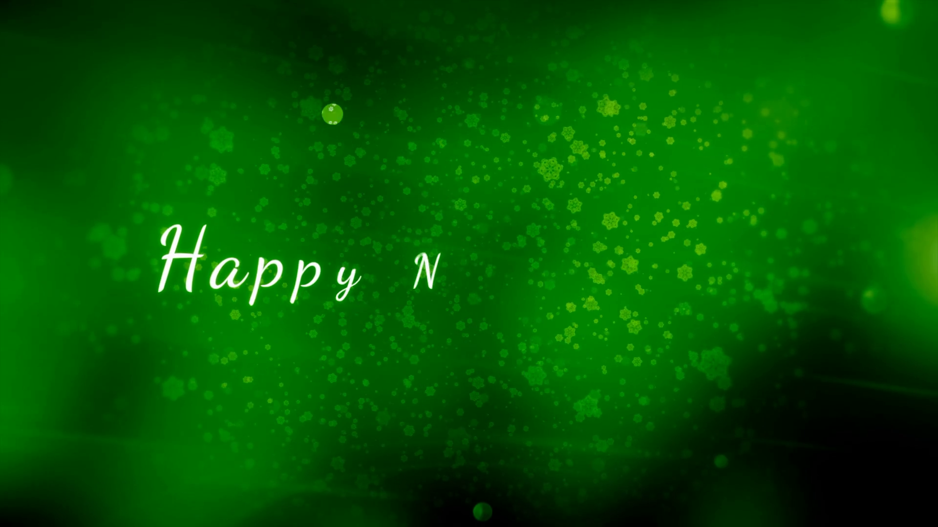 New Year's Animation With Inscription Stock Motion Graphics SBV