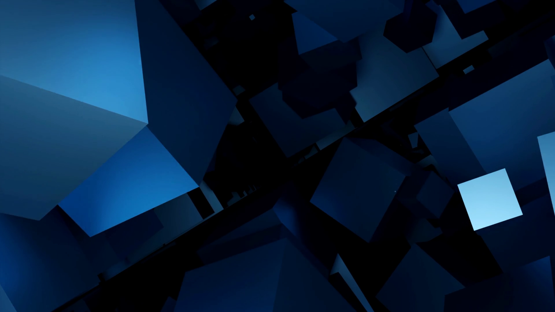 Tunnel Of Moving Blue Cubes 3d Animation Stock Motion Graphics SBV ...