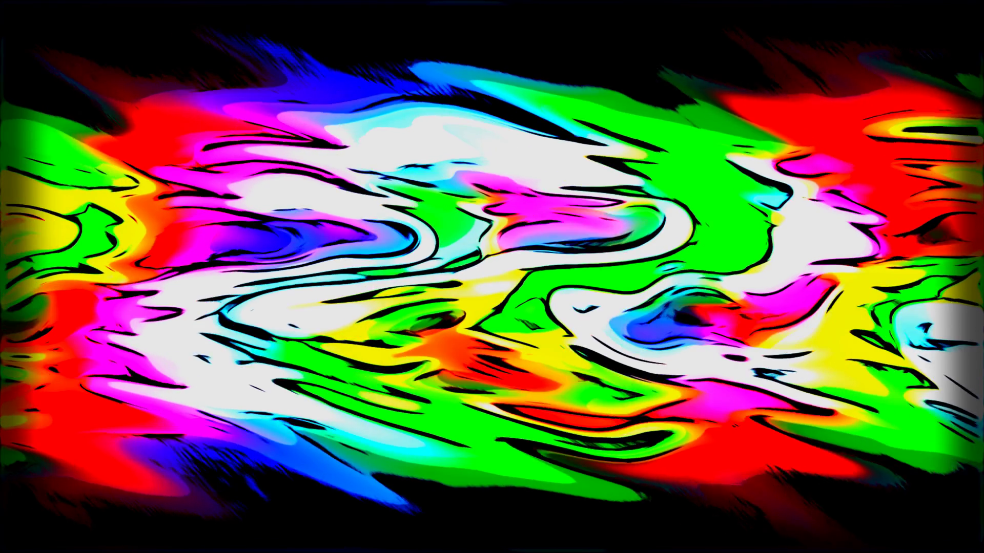 Psychedelic Background With Colorful Stock Motion Graphics SBV ...
