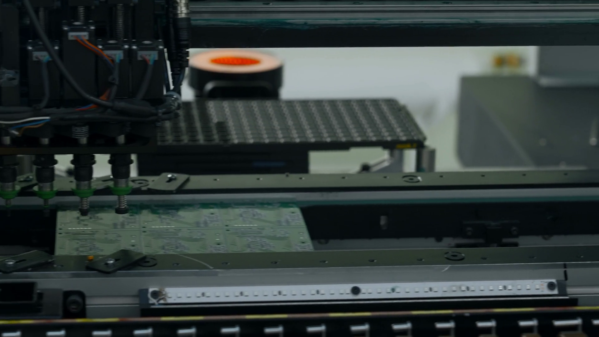Automatic Pick Lace Machine Is Installing Stock Footage SBV-348810028 ...