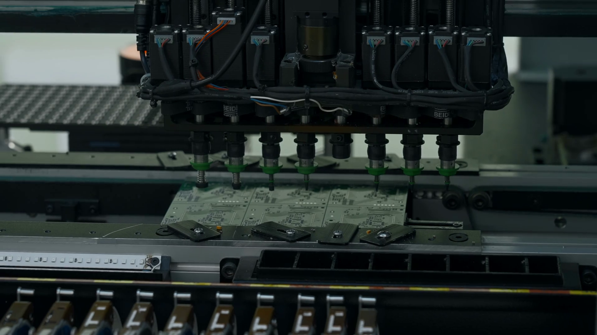 Automatic Pick Lace Machine Is Installing Stock Footage SBV-348776011 ...