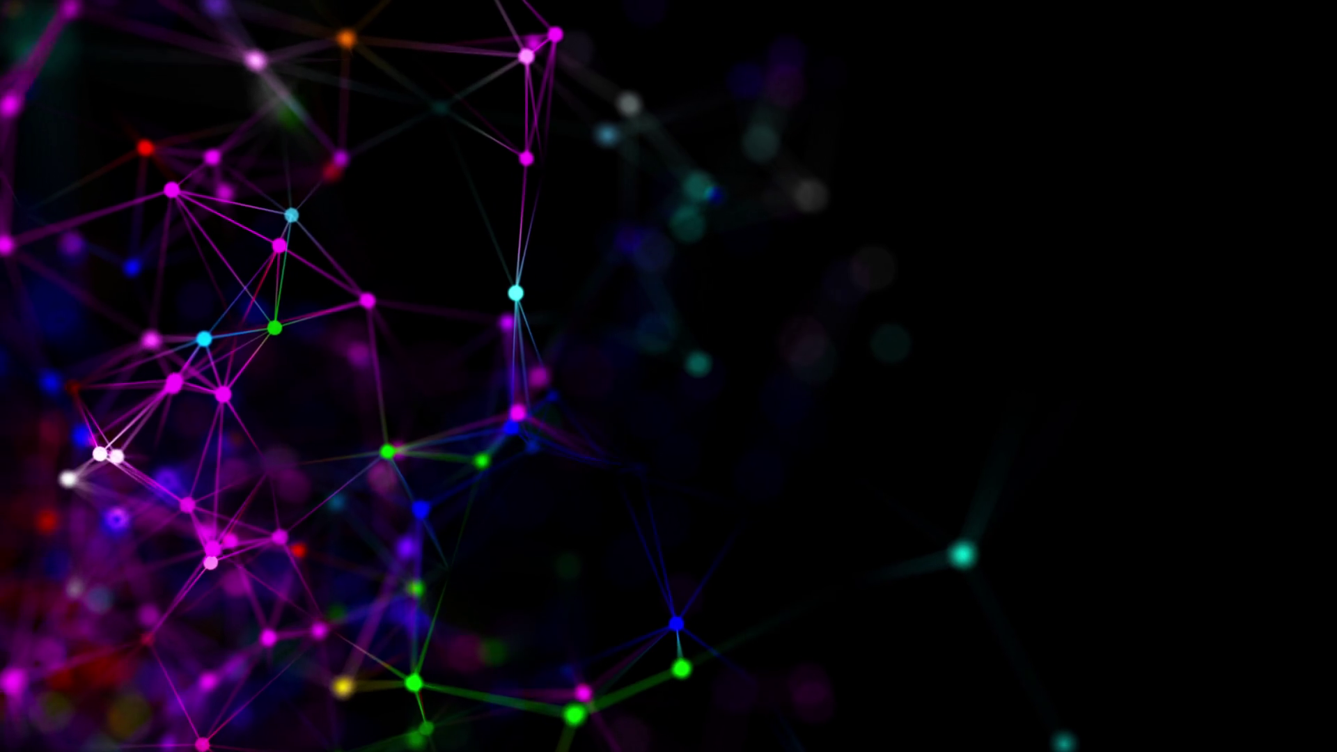 Abstract Glowing Plexus Network Background Stock Motion Graphics SBV ...
