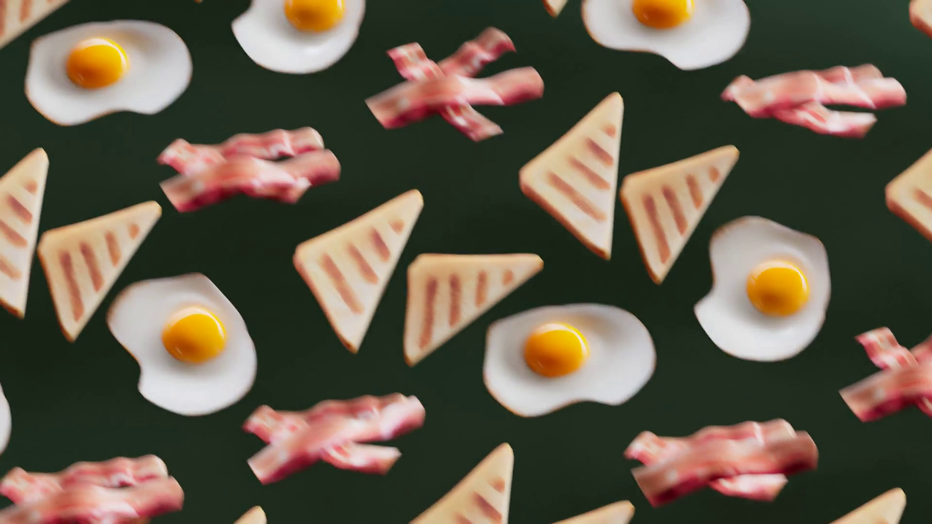 Breakfast Fastfood Snacks Animation Of Stock Motion Graphics SBV