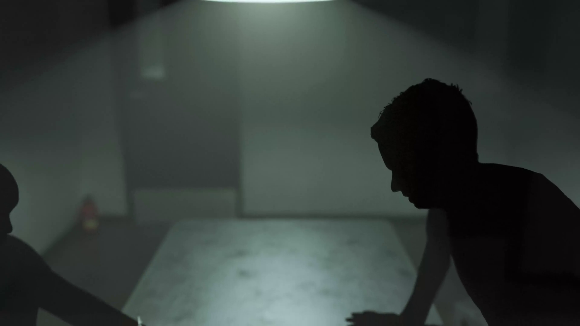 Interrogation Room Behind Oneway Mirror Stock Footage SBV347246831