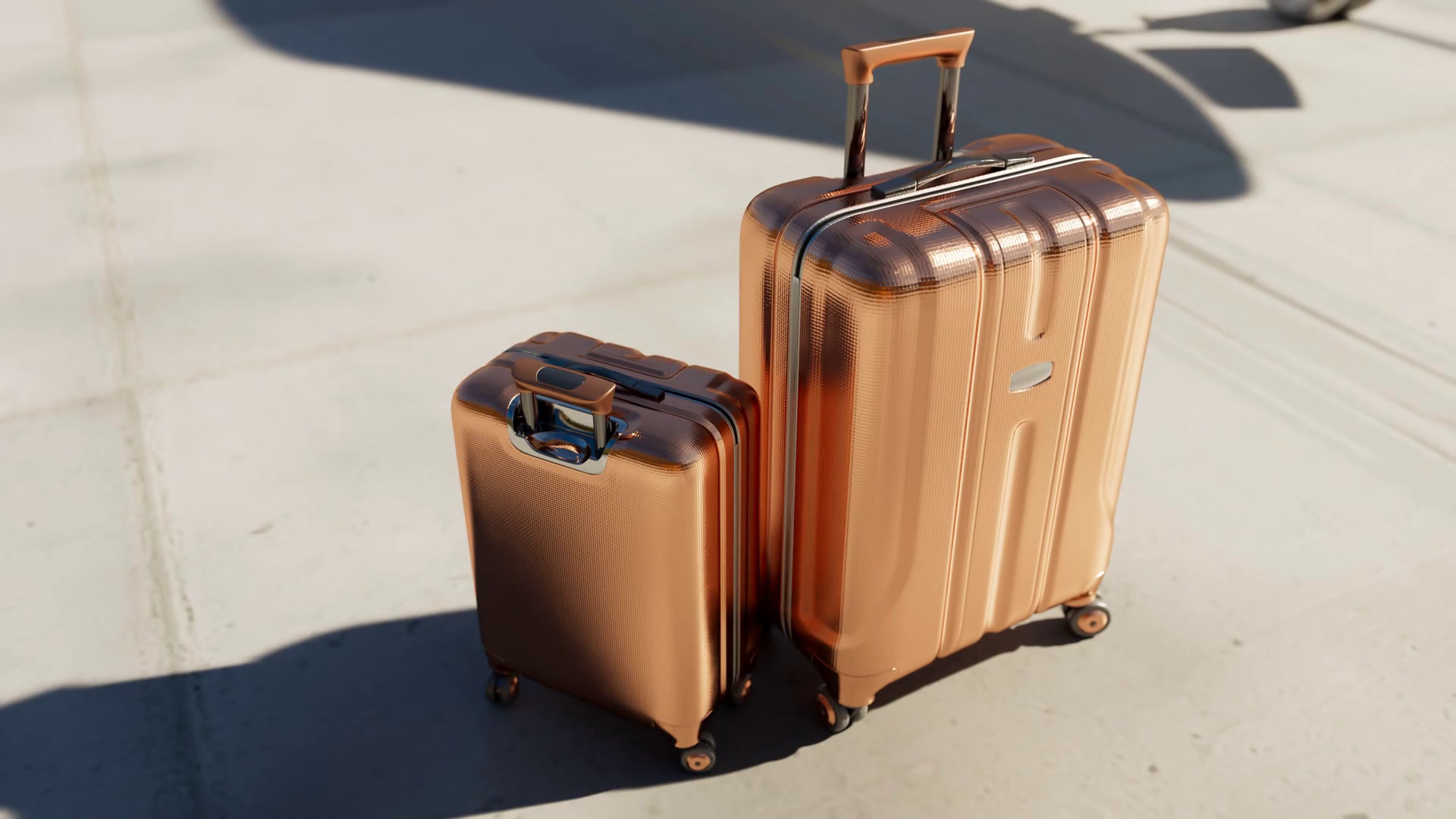 Preparing Private Flight Jet Luggage Stock Motion Graphics SBV