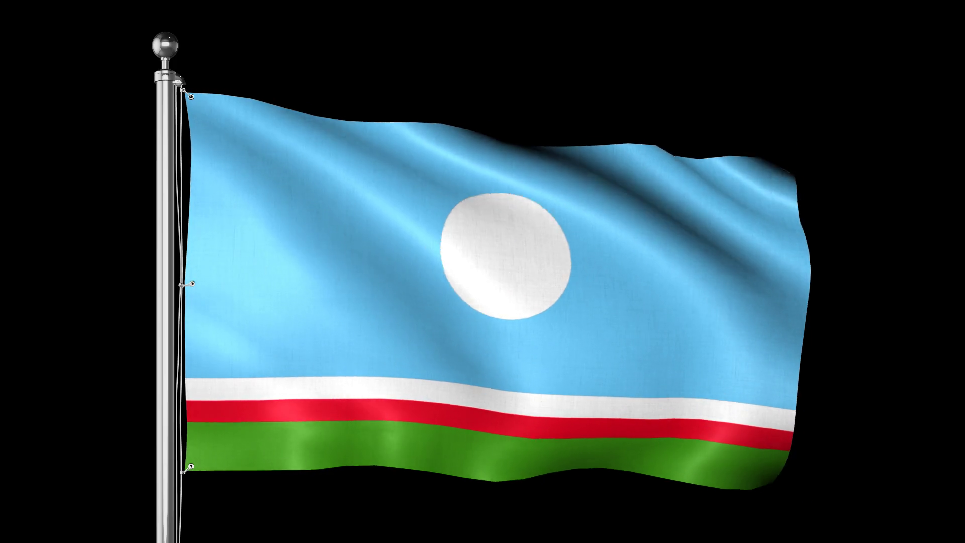 Sakha Republic Flag Stock Motion Graphics SBV347742944 Storyblocks