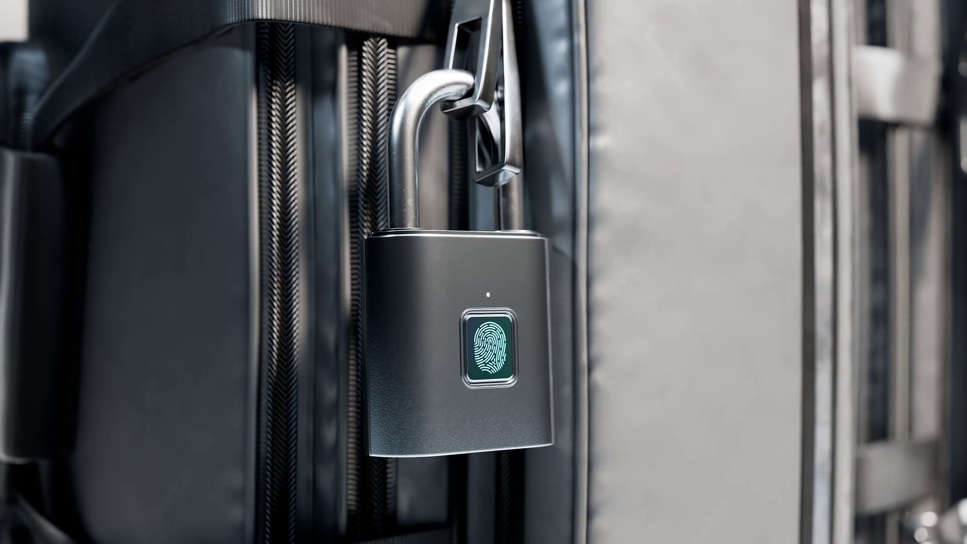 Smart Luggage Lock Unlocking With Stock Motion Graphics SBV347480948