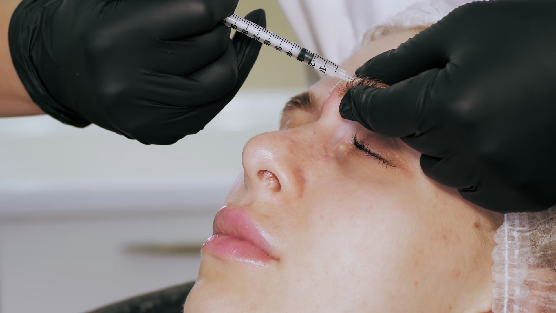 Professional Process Of Injecting Fillers Stock Footage SBV-353715364 ...