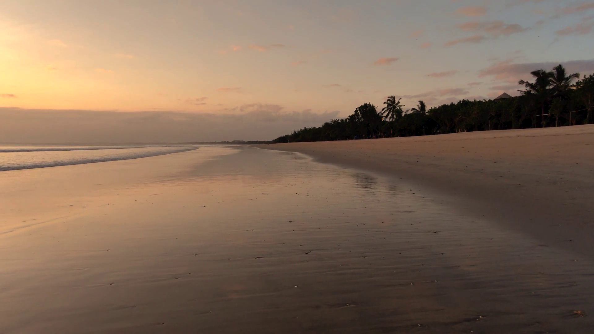 Bali Indonesia Kuta Beach During Coronavirus COVID19 Pandemic Outbreak