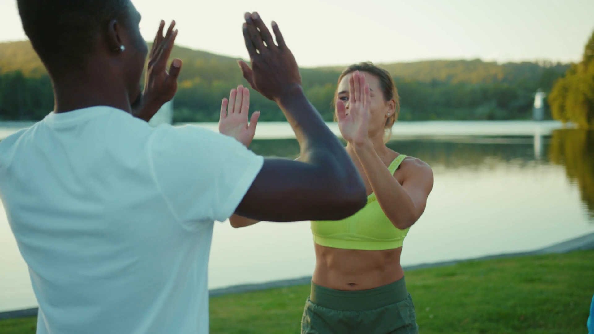 Active Athletic Well-trained Young People Stock Footage SBV-352149959 ...