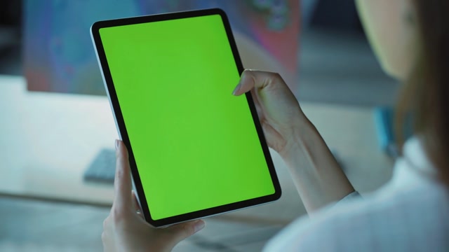 Tablet Green Screen | Colors motion backgrounds - Storyblocks