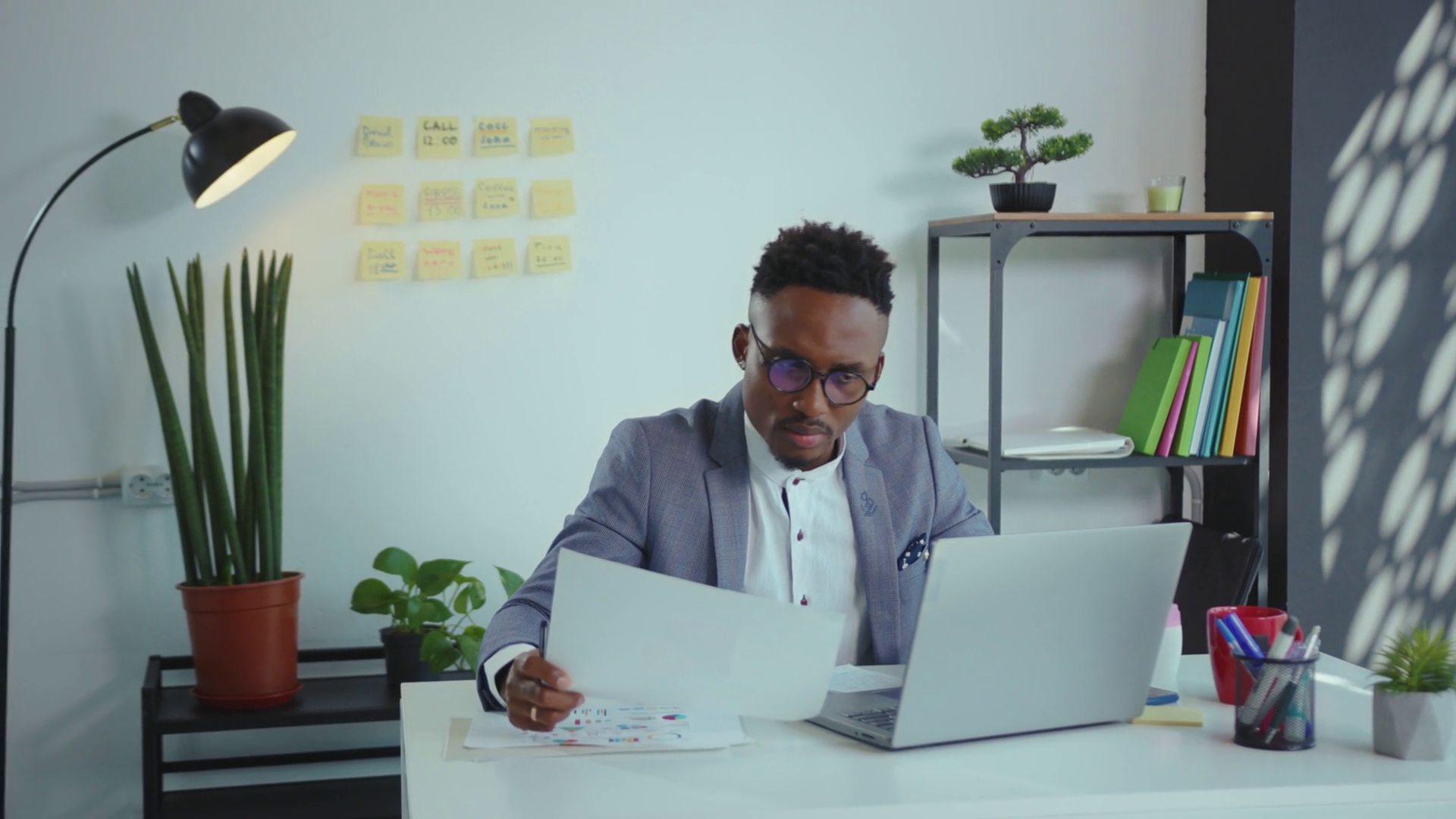 Slow Motion African American Young Man Use Stock Footage SBV-352226886 ...