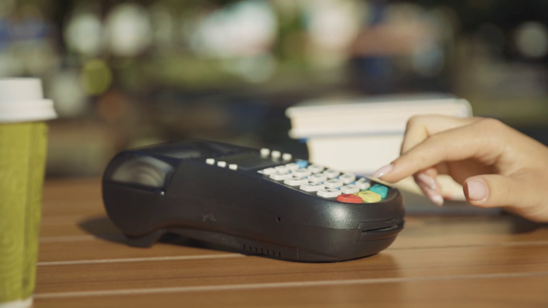 Close-up Of Woman Rotating Credit Card In Stock Footage SBV-352145103 ...