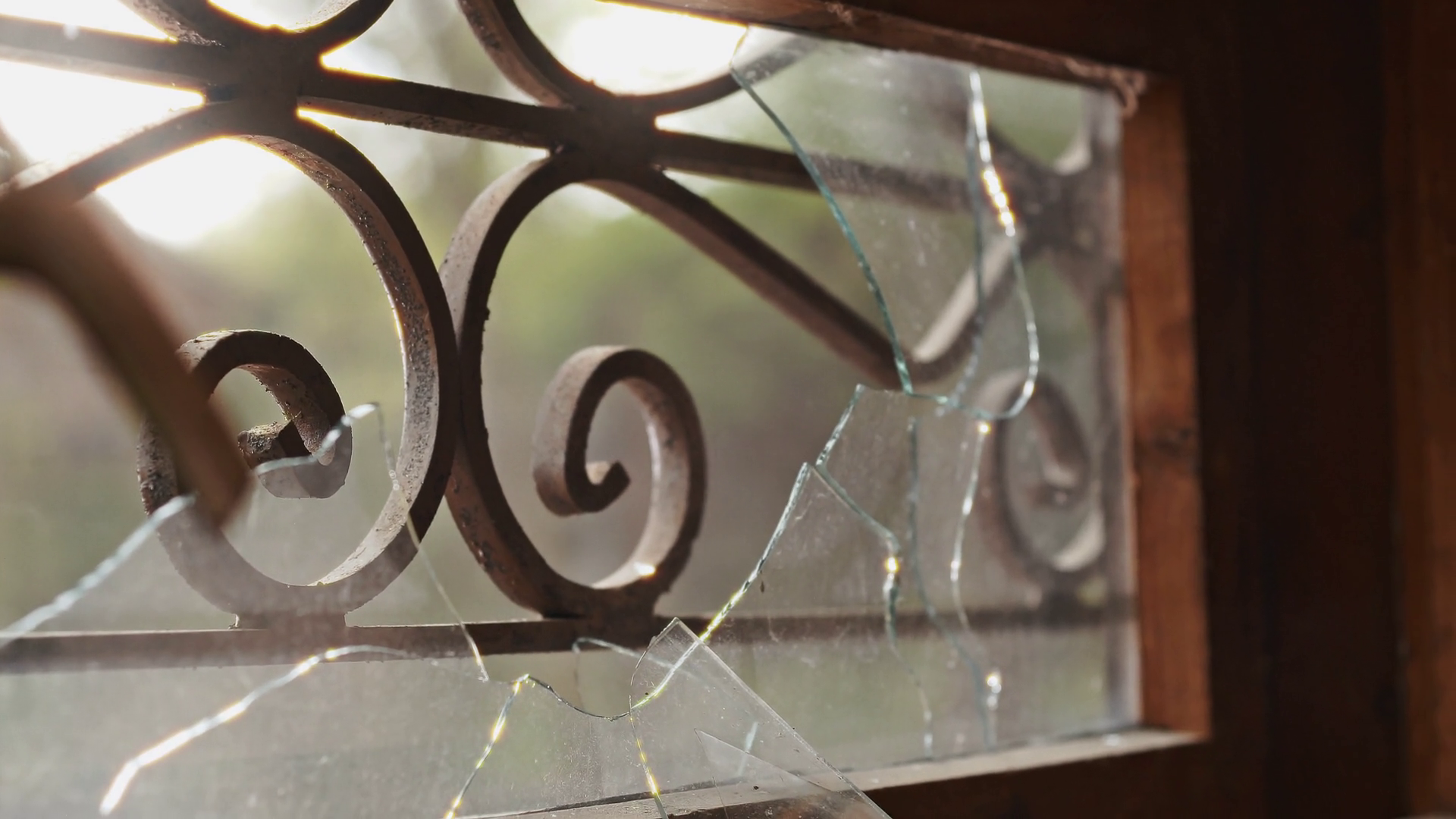 Scene Of Damage Featuring Shattered Window Stock Footage SBV-352472917 ...