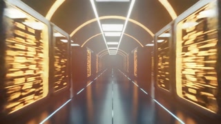 A CuttingEdge Futuristic Data Center Enhanced with Ambient Lighting