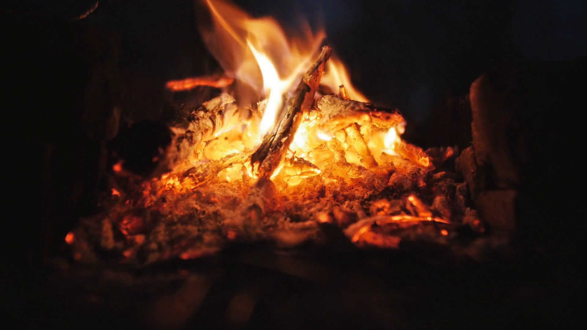 Glowing Embers Blown Wind Stock Footage SBV309218212 Storyblocks