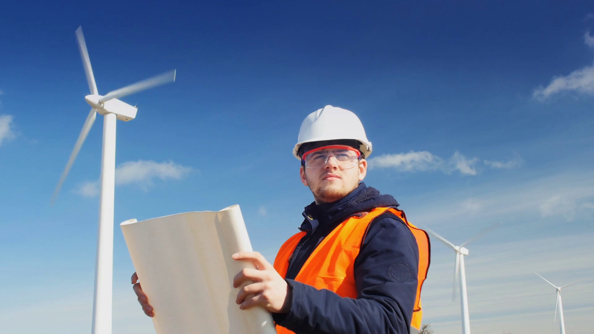 Windmill Inspection Stock Video Footage 0025 SBV309243126 Storyblocks