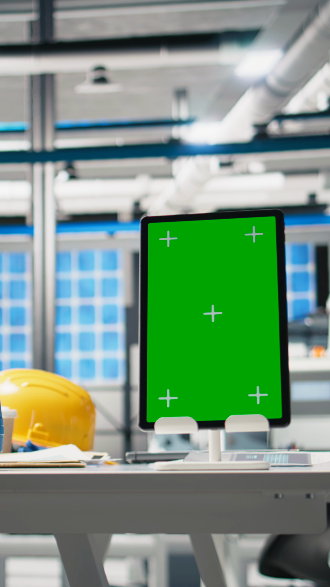 Vertical Video Empty Engineering Desk In Stock Footage SBV-353270799 ...