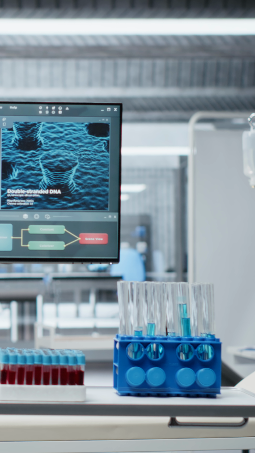Vertical Video Empty Lab Filled With Modern Stock Footage SBV-353088785 ...