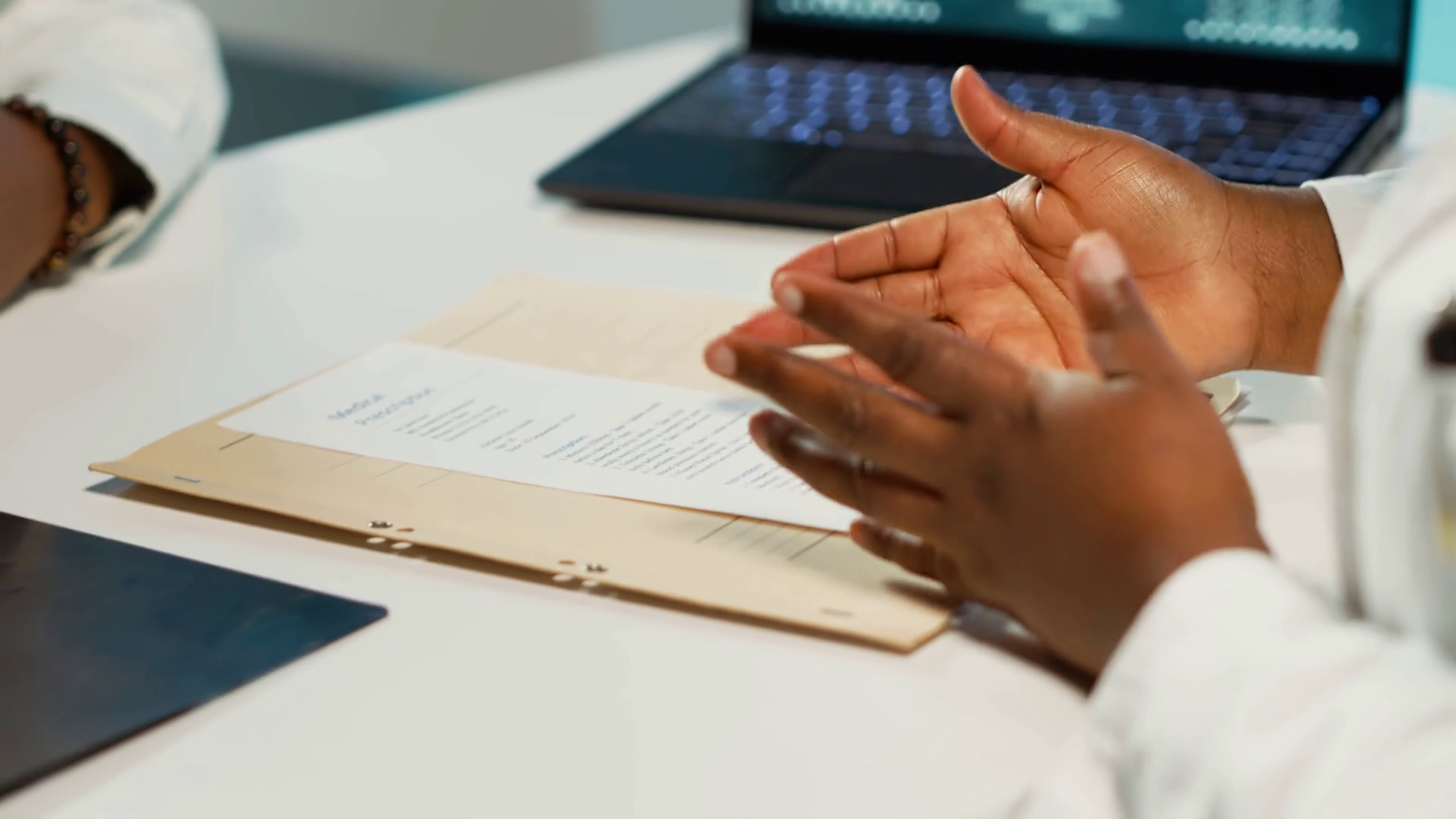 Physician Signing Prescription Paper To Stock Footage SBV-351740544 ...