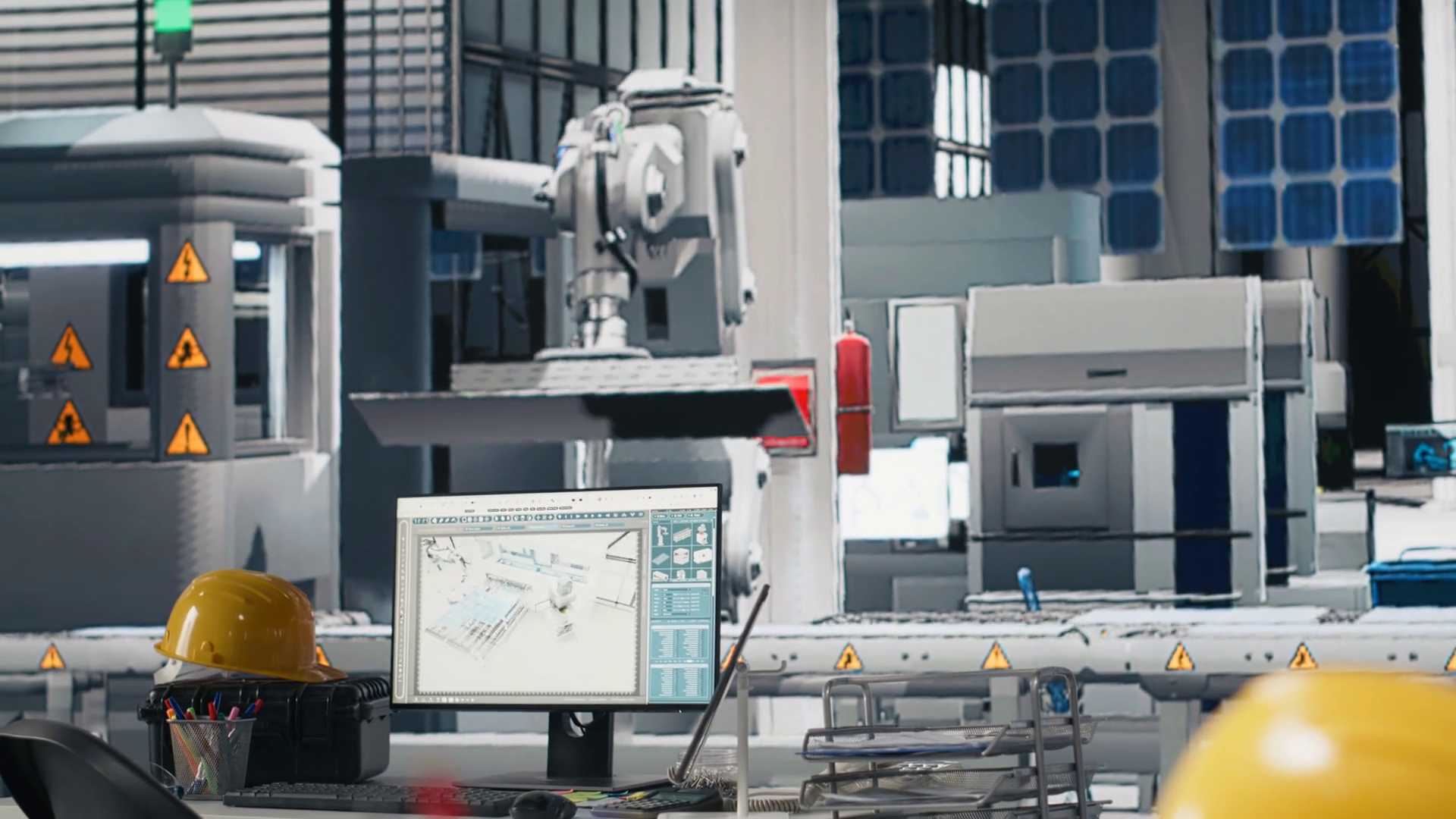 High Tech Manufacturing Environment Showing Stock Footage SBV-352341677 ...