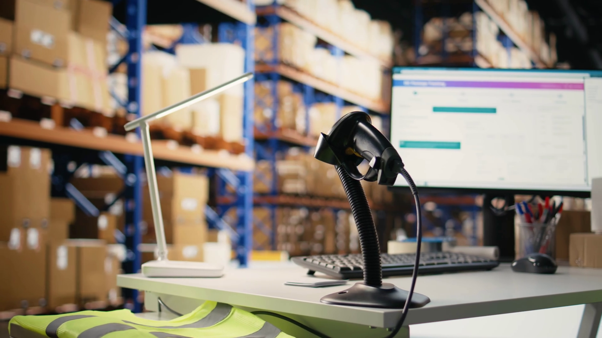 Package Tracking Software System Follows Stock Footage SBV-352434012 ...