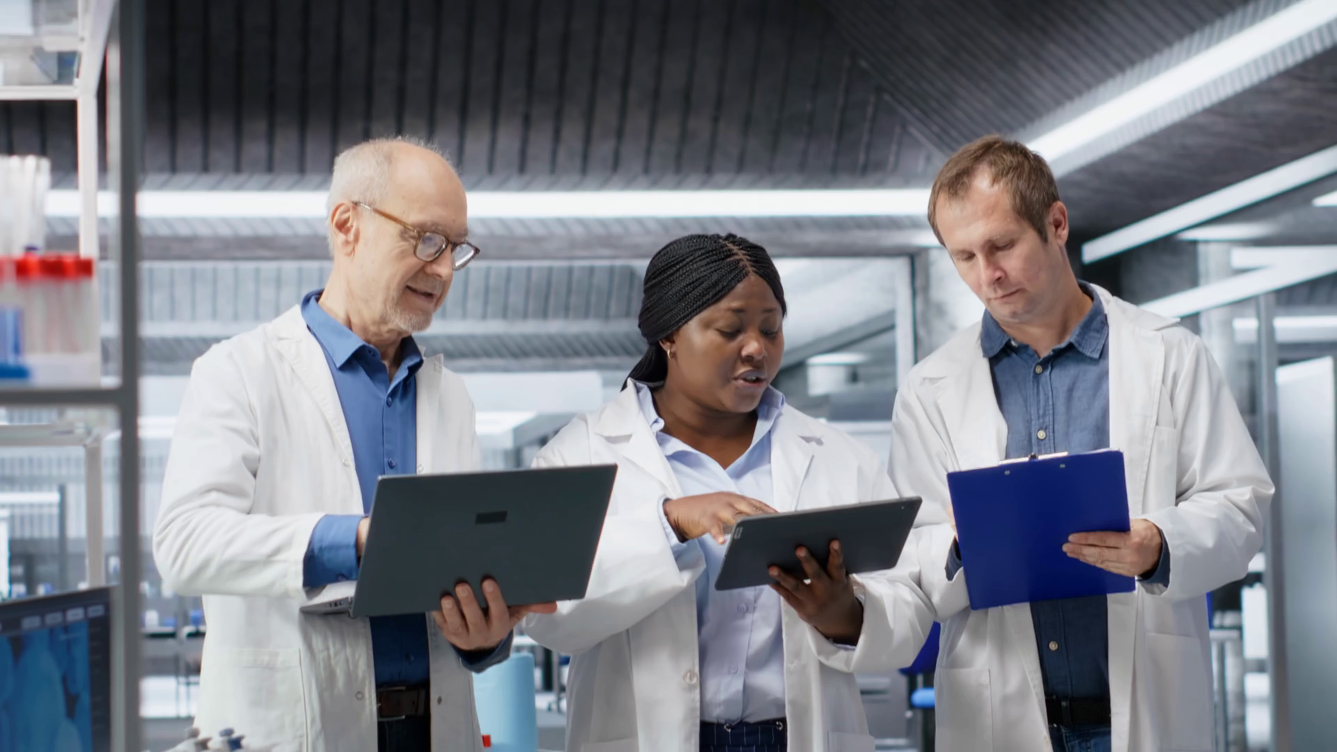 Portrait Of Diverse Group Of Experts In Stock Footage SBV-352872426 ...