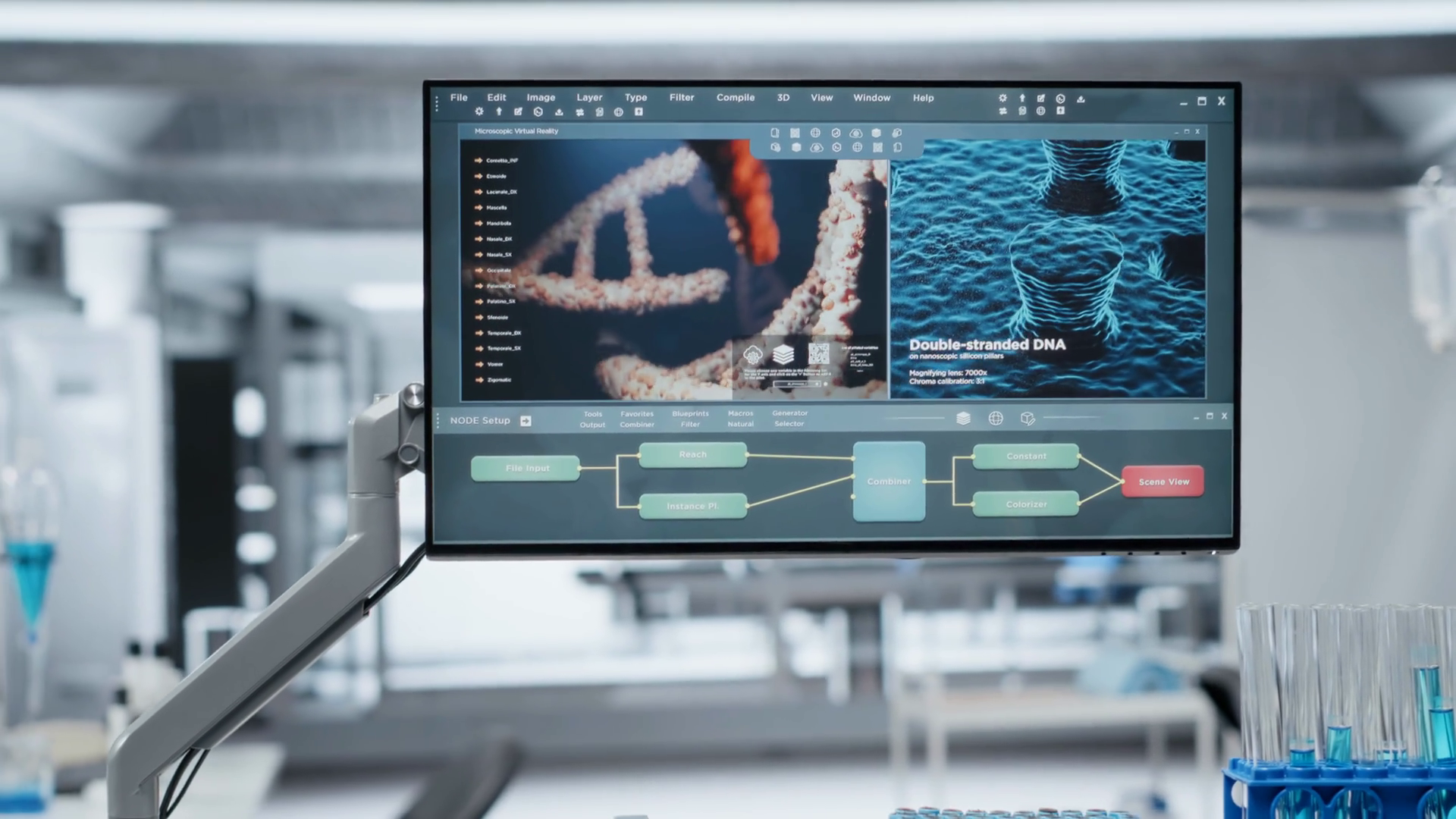 Quiet Research Lab Prepared New Clinical Stock Footage SBV-352973557 ...
