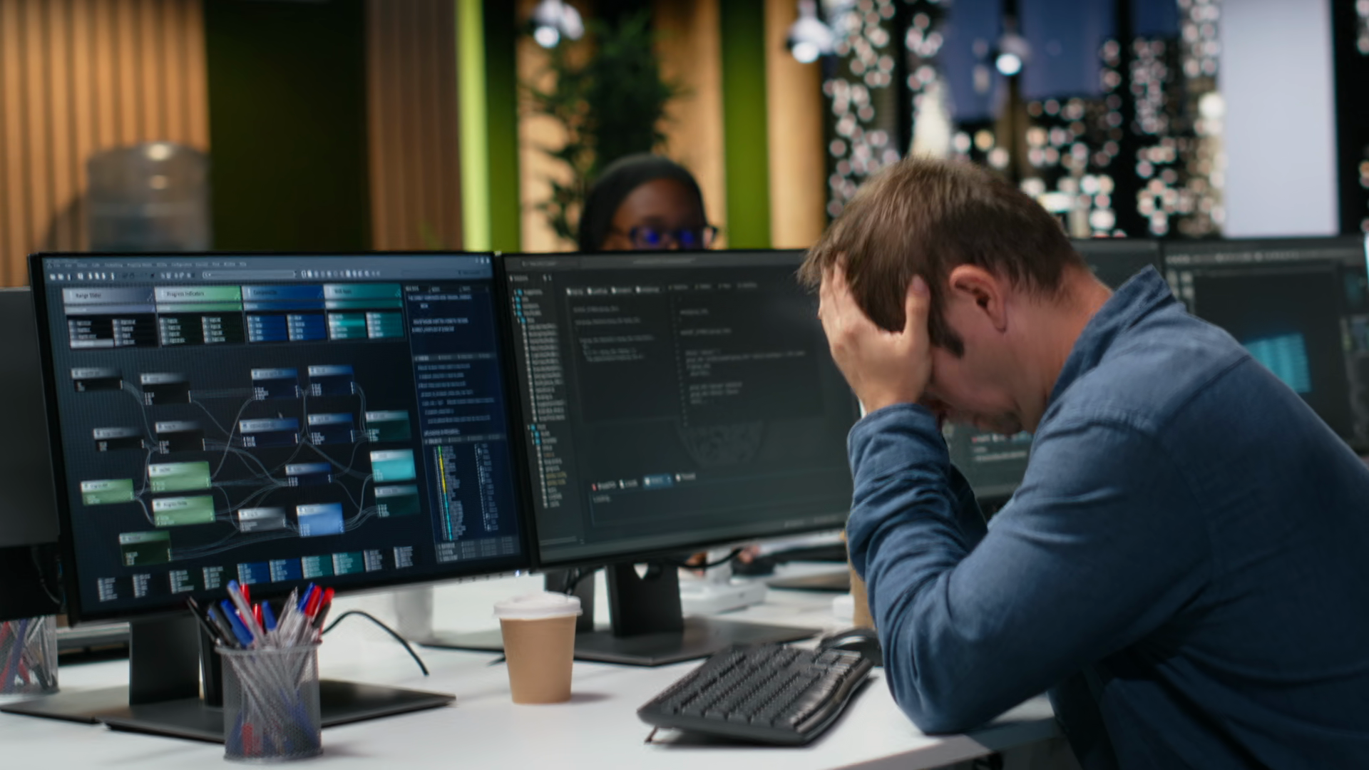Stressed Admin Relieved Managing To Automate Stock Footage SBV ...