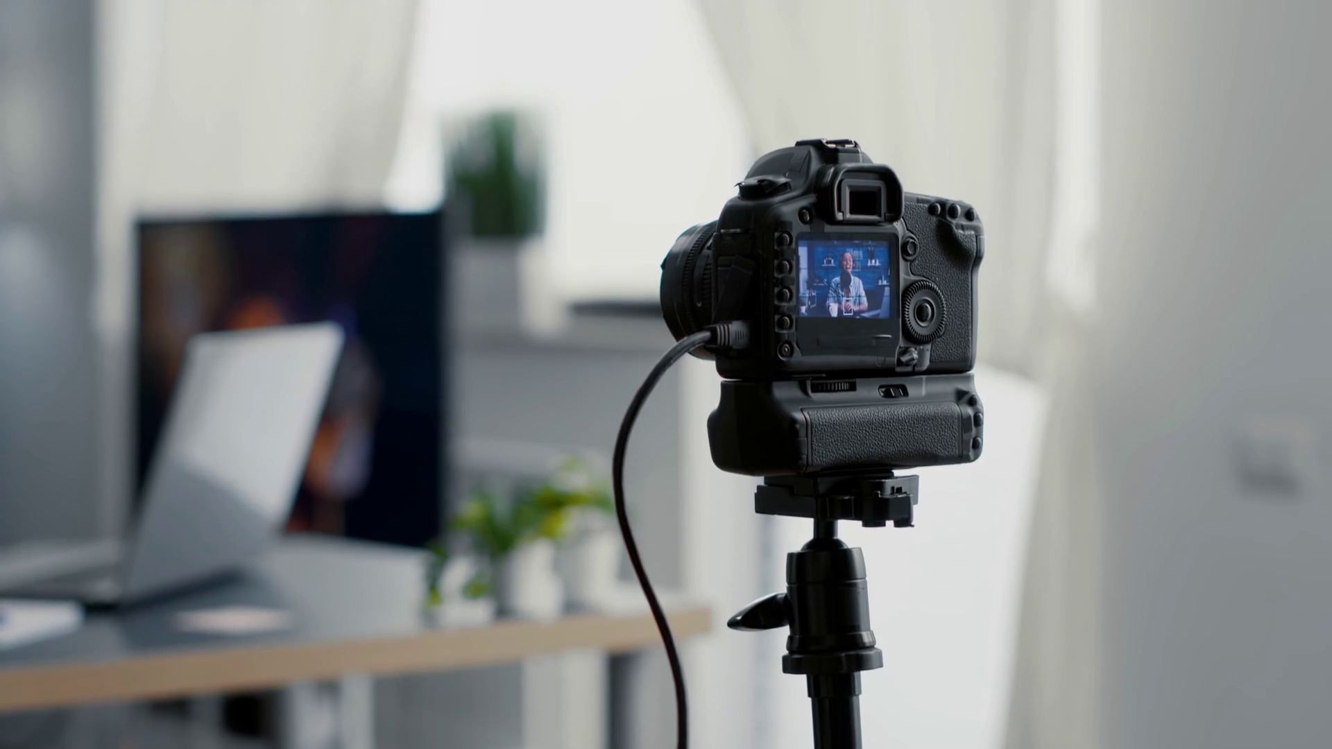 Camera Filming Digital Content Creator Stock Footage SBV347173559