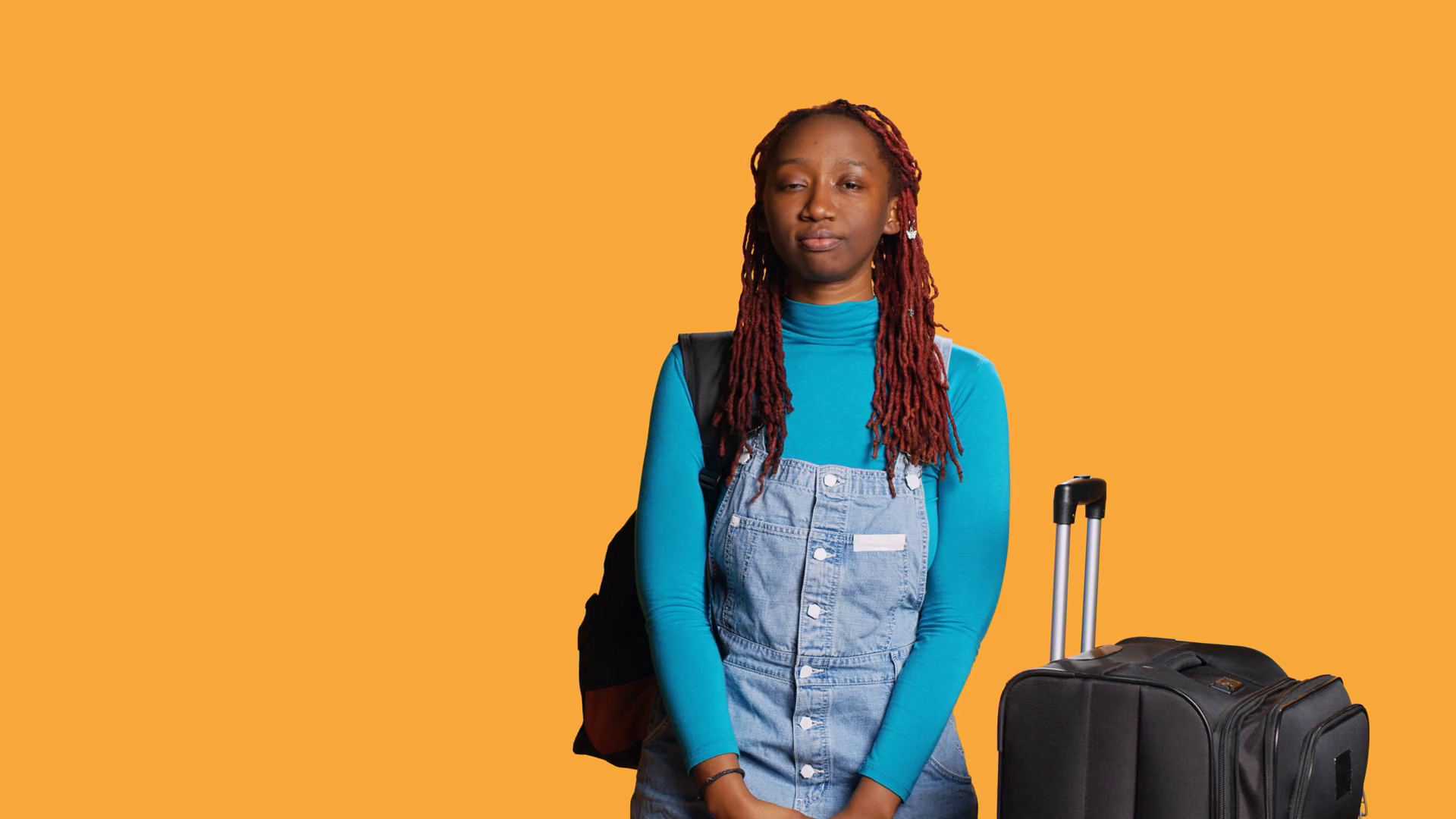 African American Girl Nodding Head Saying On Stock Footage SBV