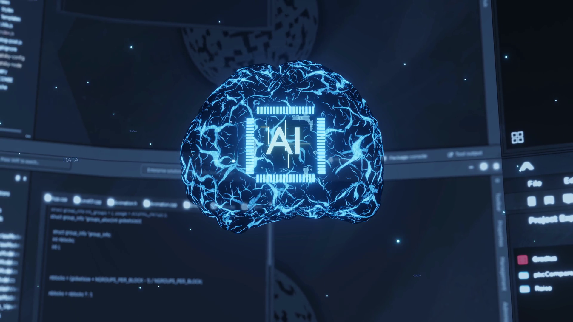 Ai System Autonomously Writing Computer Stock Footage SBV-347833973 ...