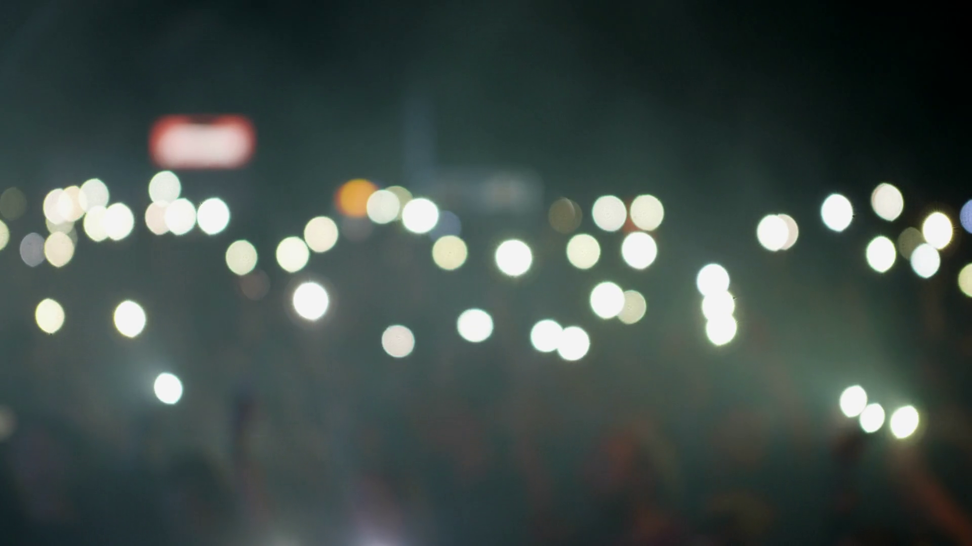 Crowd Waving Flashlights During Music Event Stock Footage SBV334025202