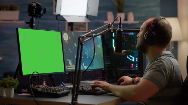 Greenscreen Gamer Stock Footage: Royalty-Free Video Clips - Storyblocks